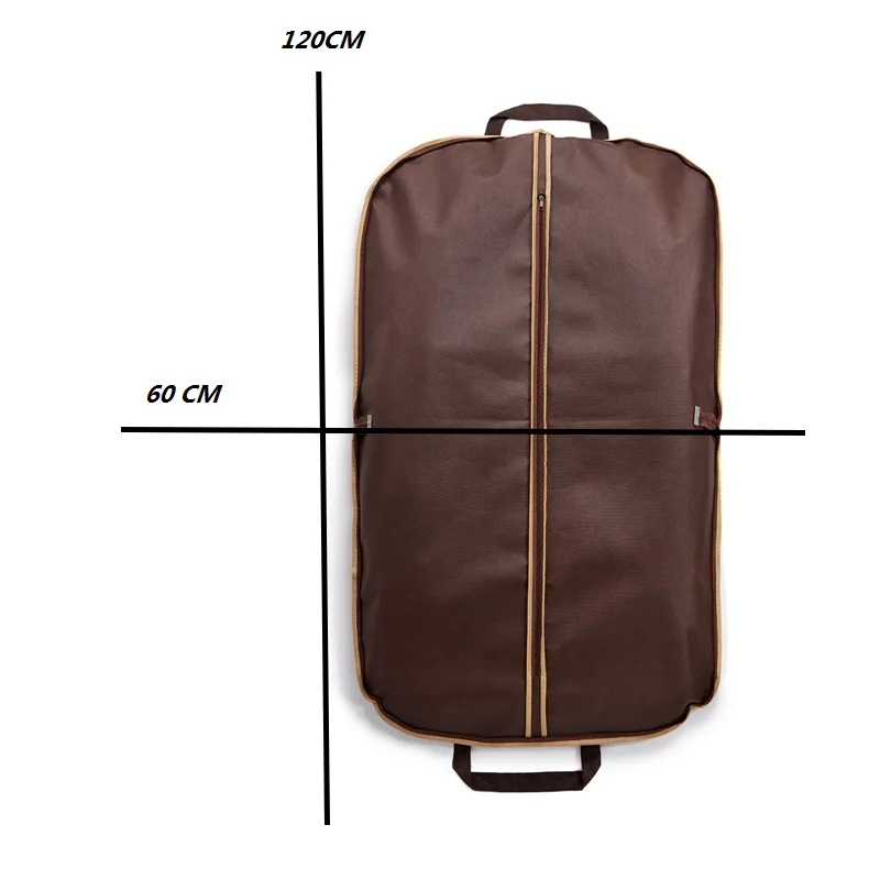 120cm Men Suit Cover Bags Clothes Hanging Protector Garment Dust Travel Coat Case Zipper Storage