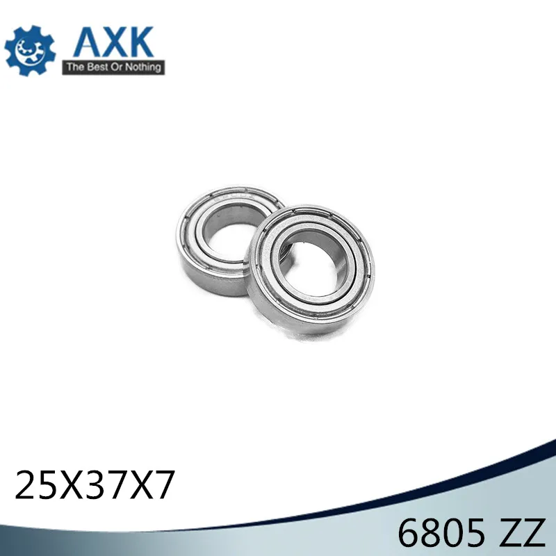 

6805ZZ Bearing 25*37*7 mm ( 10 PCS ) ABEC-1 Metric Slim Thin Section 61805Z 6805 Z ZZ Ball Bearings 6805Z