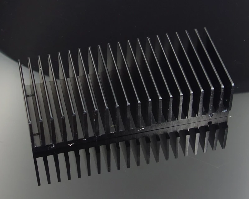 DIY Aluminum Radiator Heatsink Grille Shape Heat Sink Chip 155*67*40mm IC Power Transistor