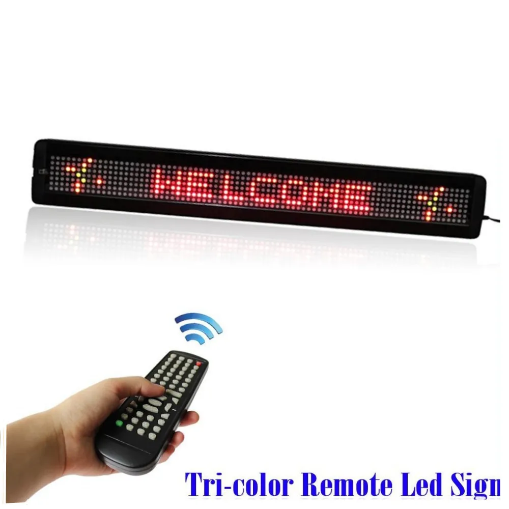 Placa de mensagens programável, quadro de mensagens com interface rs232 de 26x4 polegadas, 7x80 pixels led para negócios, carro, loja