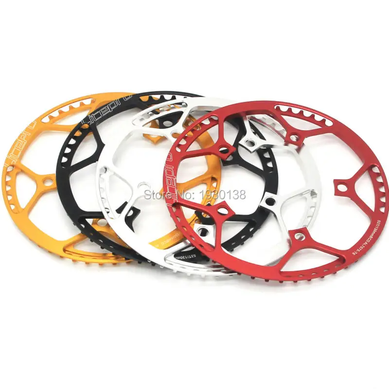 Litepro 41T/45T/47T/53T/56T/58T Single speed 130BCD Folding bike Crankset BMX Chainwheel alloy AL7075  chain wheel chainring