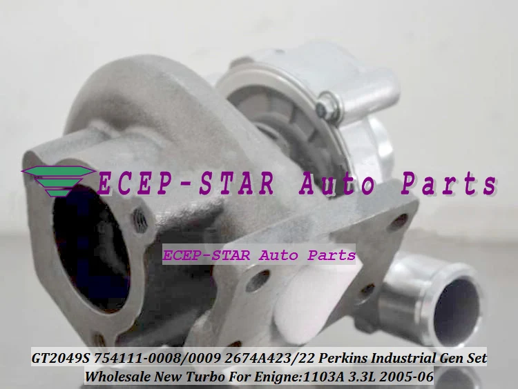 GT2049S 754111 754111 -5009S 754111 -0009 754111 -0008 2674A423 2674A422 Turbo لمجموعة Perkin-s Industrial Gen 2005-06 1103A 3.3L