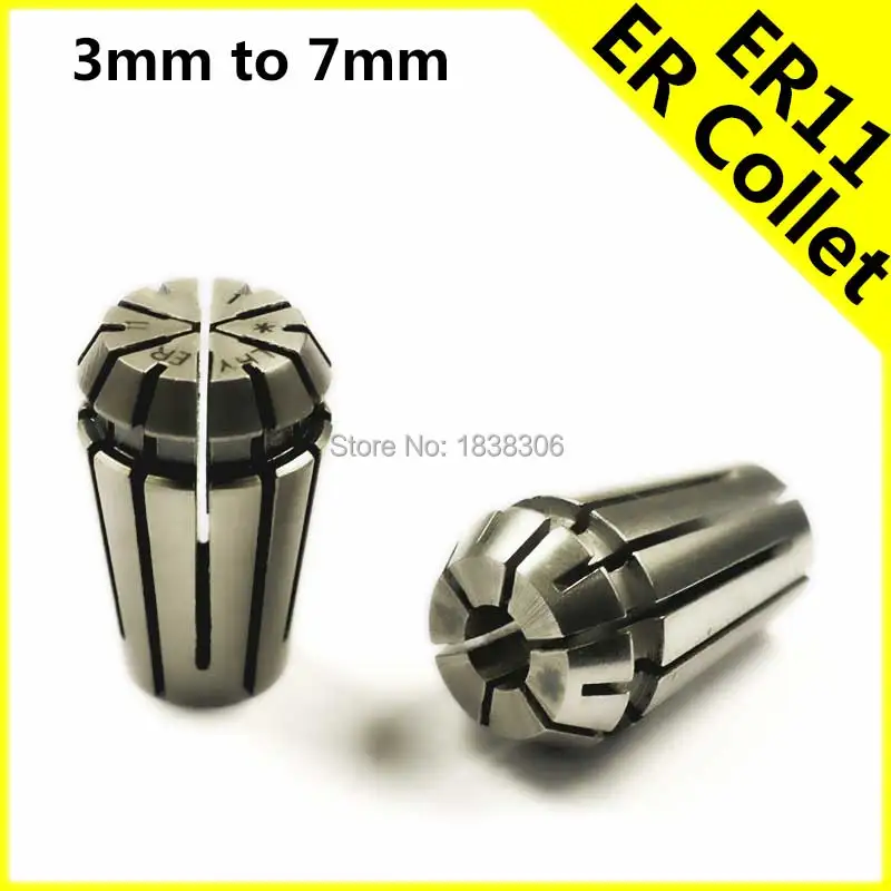 ER Collet Chuck Holder ER11 ER16 ER20 8mm adapter clamp Drill chuck cnc router bits tools wood pcb ball nose 3.175 1pcs