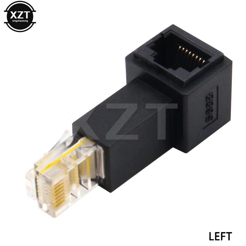 NEWESE-Extension de réseau Ethernet mâle vers femelle, résistant, à angle droit 90, 8P8C, Harmony STP UTP Cat inspectés RJ45, offre spéciale