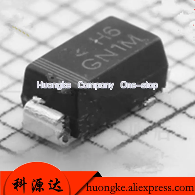 100pcs/LOT GN1M SMA(DO-214AC)ot GN1M SMA DO-214AC IN Stock