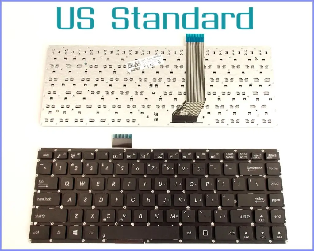 US English Version Keyboard for ASUS VivoBook S400 S400C S400CA S400E AEXJ7U01110 Laptop No Frame