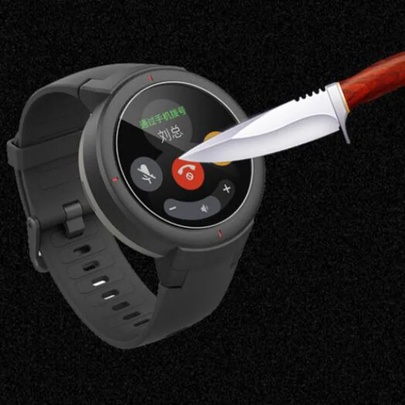 Protector de pantalla de vidrio templado para Xiaomi Huami AMAZFIT Verge 3 /Verge Lite, reloj deportivo inteligente, película protectora transparente