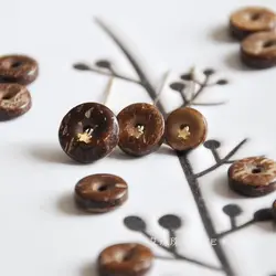 Natural coconut shell spacer 10x3mm 50 pcs disc rondelle loose beads jewelry making