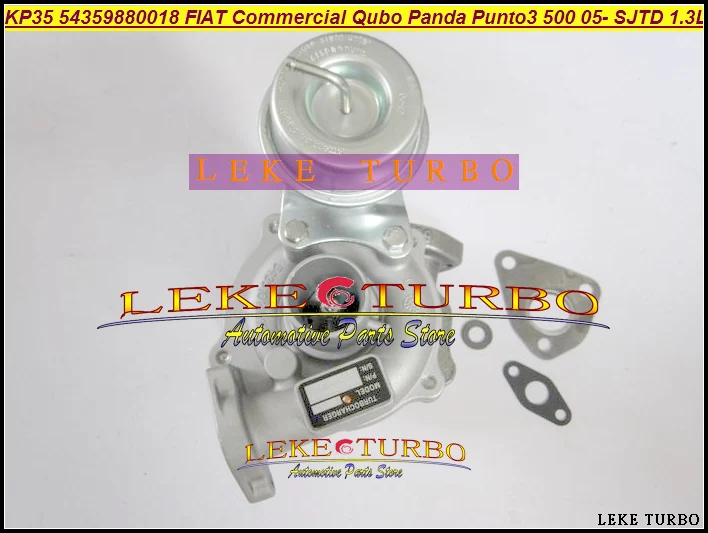 KP35 54359880018 54359700018 55202637 Turbo Turbocharger For FIAT Commercial Qubo Panda Punto III 500 2005-09 DPF SJTD 1.3L 75HP