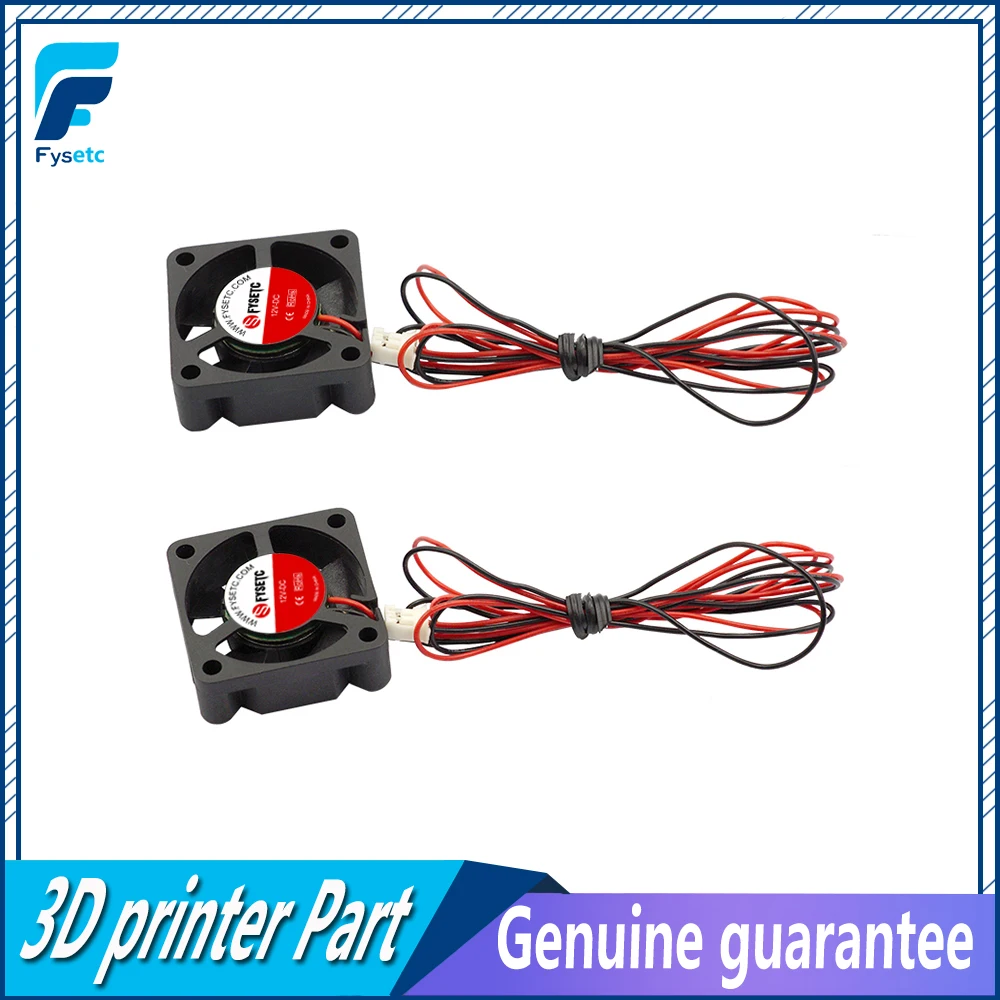 

2pcs/lot Mini 12V 3010 30MM 30 x 30 x 10MM 12V 2Pin DC Cooler Small Cooling Fan For 3D Print Part