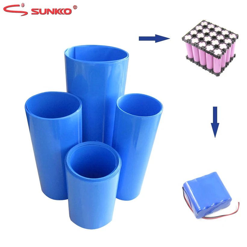 2 เมตร PVC ท่อหดความร้อนท่อหดสําหรับ 18650 แบตเตอรี่ลิเธียมฉนวนกันความร้อนสายเคเบิลหดความร้อน