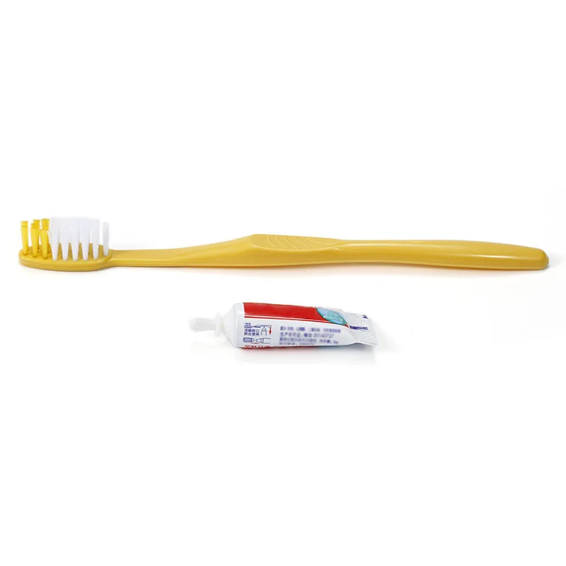 10/5/2 juegos de cepillos de dientes desechables para Hotel con Kit de pasta de dientes, herramienta de limpieza de dientes de viaje de plástico conveniente para triangulación de envíos