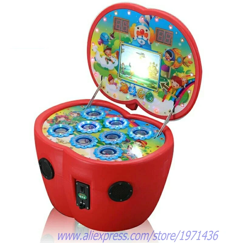 Children Coin Operated Games Hammer Hit Mouse Rat Game Machine For Kids