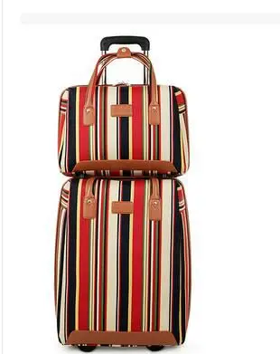 Women travel Luggage Bag cabin luggage suitcase trolley bag with wheels carry on luggage Bag Rolling Wheeled Travel Boarding bag