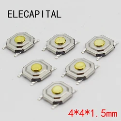 100PC/Lot SMD 4*4*1.5MM 4X4X1.5MM Tactile Tact Push Button Micro Switch Momentary