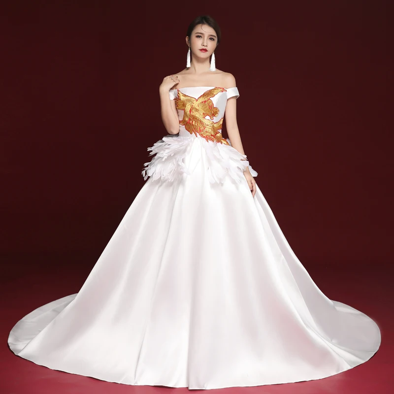 white slash collar feather wasit rococo court medieval dress renaissance Gown queen Victoria/Marie/ Belle Ball/drama gown