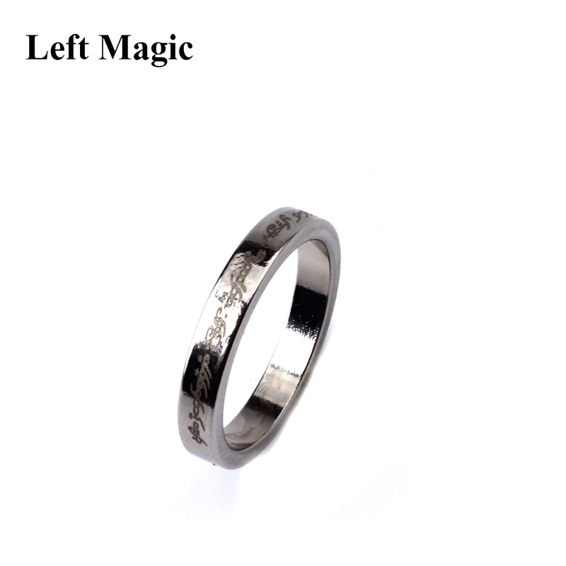 1 Pcs 2018 Mini Silver Strong Magnetic Magic Ring Magnet Coin Magic Tricks Finger Decoration Magician Ring 18/19/20/21MM Size