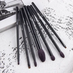Anmor High Quality 7Pcs Makeup Brush Set Professional Eyeshadow Makeup Brushes Goat Hair Cosmetic Tool Kit Brochas Maquillaje