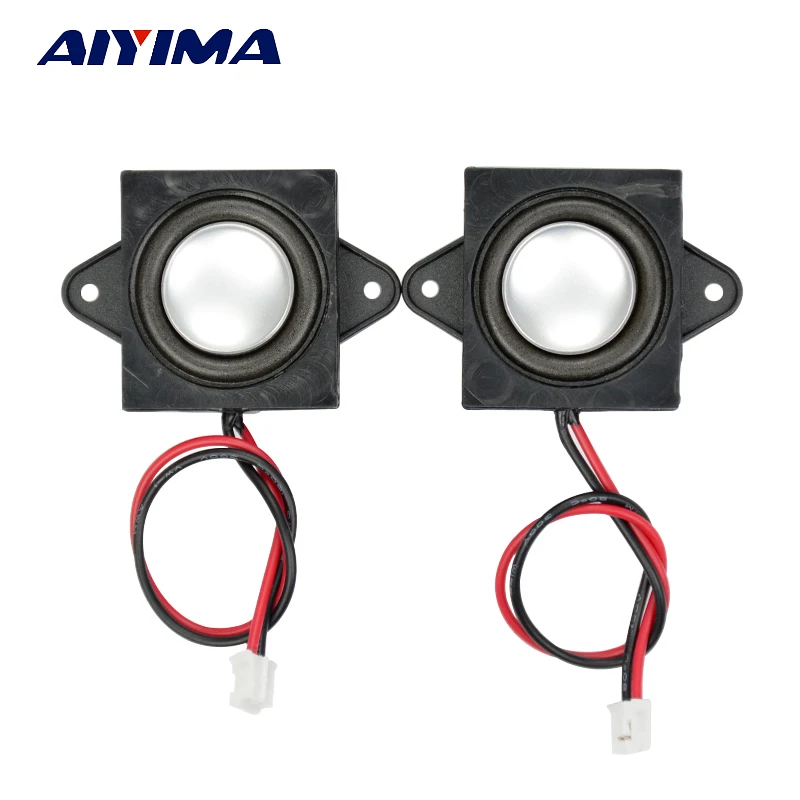 AIYIMA 2Pcs Full Range Audio Portable Speakers 8 Ohm 3W Single Tone Speaker Mini Stero Advertising Computer Speakers