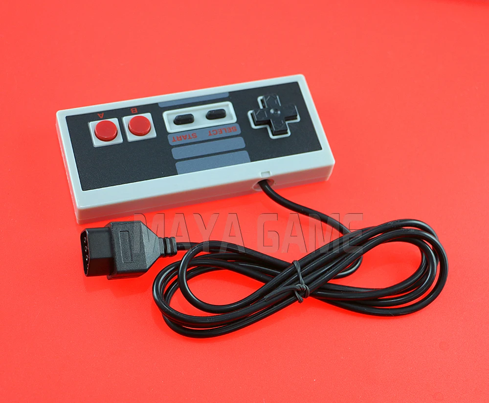 1 قطعة وحدة تحكم كلاسيكية ساخنة ألعاب الألعاب JoyStick Joypad لوحدة التحكم نظام NES النمط الكلاسيكي 6ft الطرف الثالث