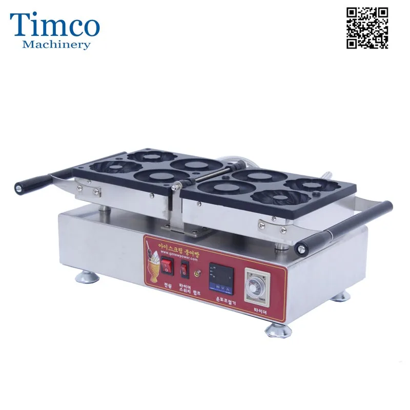 آلة صنع الكعك TIMCO 3 أشكال مختلفة صانع الدونات الكهربائية على شكل كرة زهر