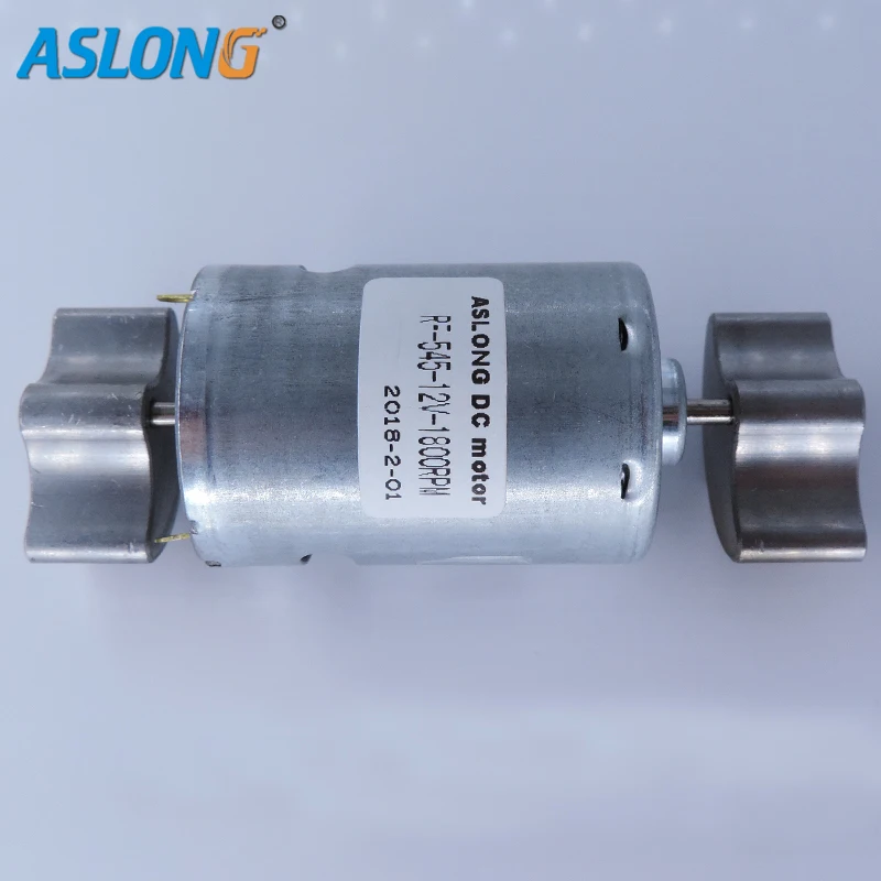 RF-545 high vibration motor for Massage chair  double vibrating motor  24v dc motor12v  DC MOTOR Dual 33mm vibration block .