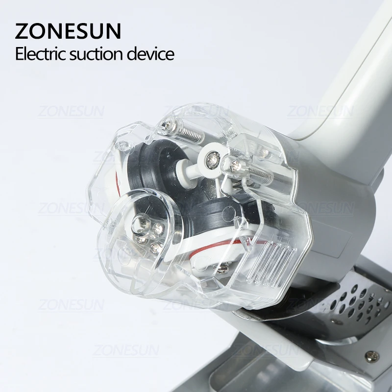 ZONESUN-bomba desoldadora de doble vacío eléctrica, pistola de succión de estaño, potente herramienta de eliminación de estaño, 998