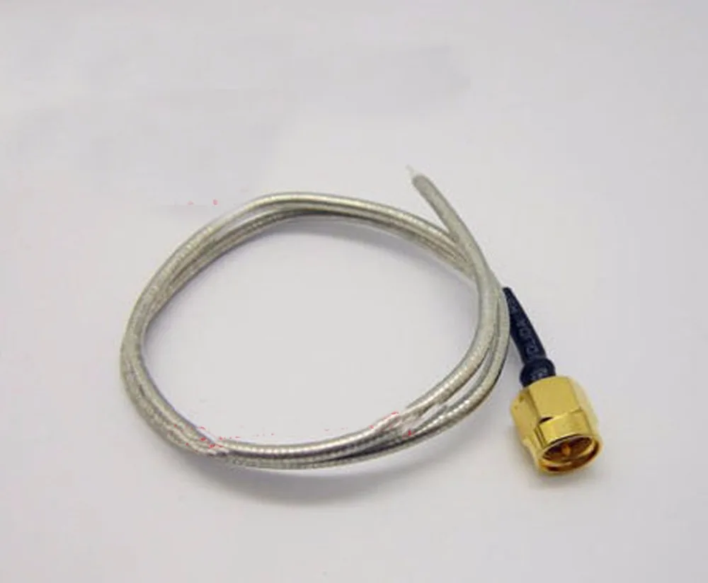 

Free shipping 10pc 50-2 RG405 semi-flexible wire with male SMA RF coaxial high frequency feeder 50 ohm 15cm pin inside