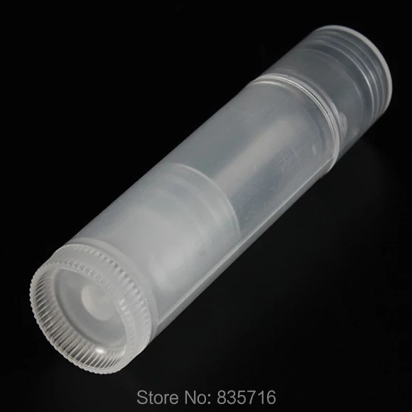 100 pz/lPack Vuoto Trasparente Lip Blam Tubi Contenitori Cosmetici Tubo Rossetto Trasparente lip Gloss tubi HZ01