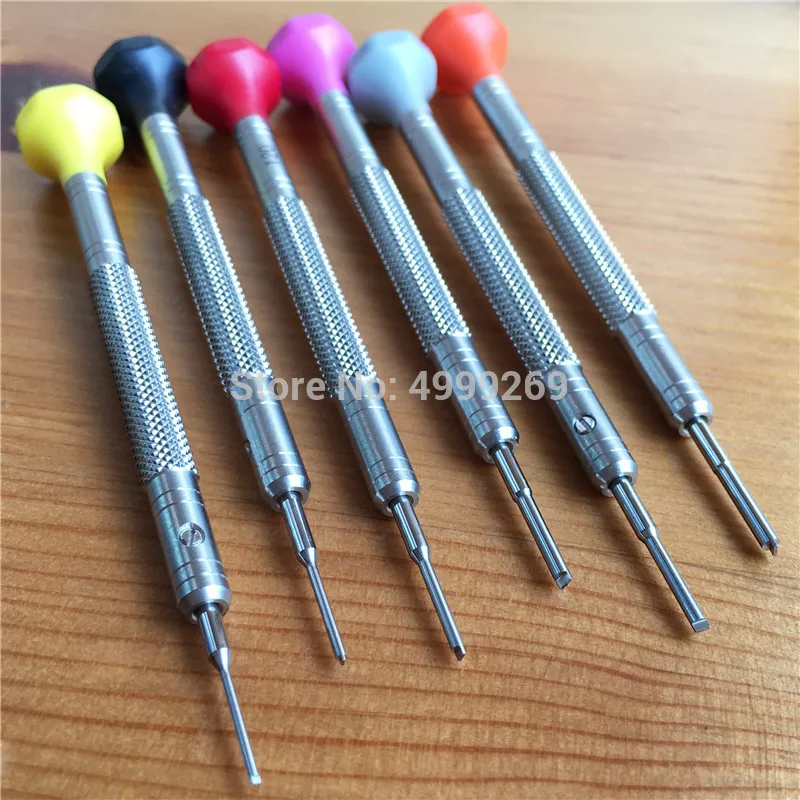 0.8 1.0 1.2 1.4 1.6 1.8mm steel screwdriver perfect fit for Rolex watchband screwtube