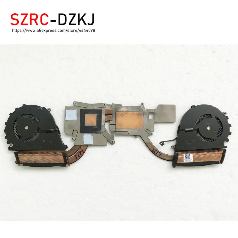 SZRCDZKJ  Original For Laptop Cooling heatsink&Fan HP ZBook Studio G3 840960-001 AT1C4001DA0 test good