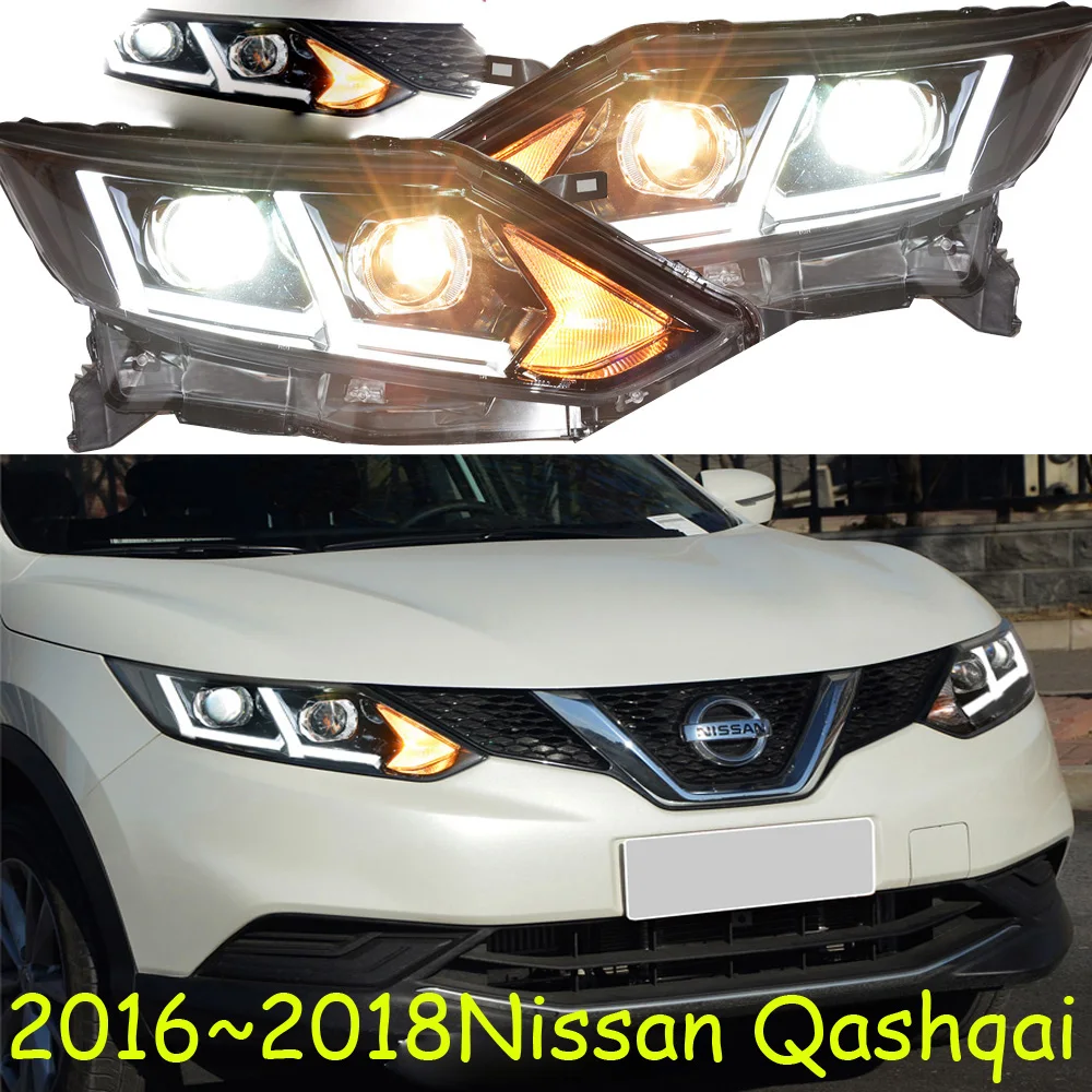 car Head light For Qashqai Headlights 2008~2013/2014~2018year Qashqai headlight Qashqai DRL HI LO HID xenon