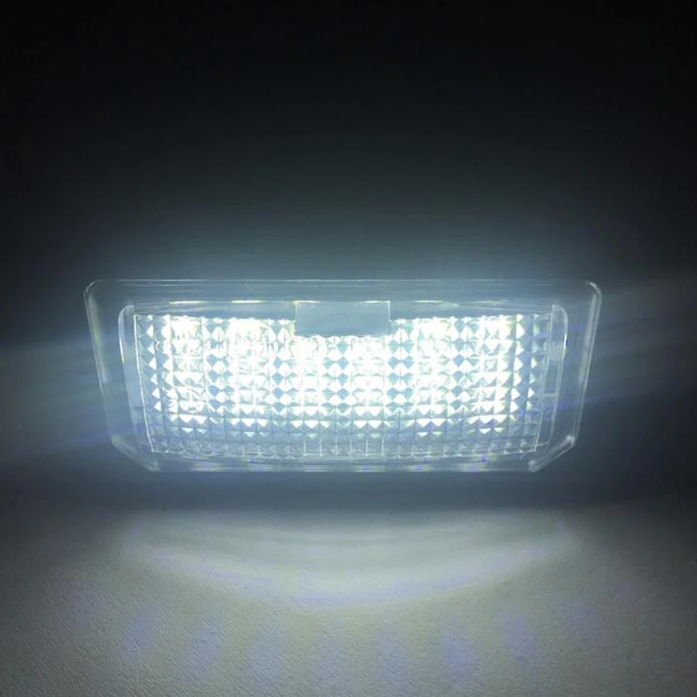 2pcs Car LED License Plate Lights for Audi A1 A6 C7 A7 TT for Volkswagen VW Golf 6 Passat B6 B7 Polo 4D Jetta MK6 Touran Touareg