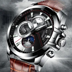 Switzerland Automatic Mechanical Watch Men Binger Sports Mens Watches Swimming Wristwatches Waterproof relogio masculino 2019