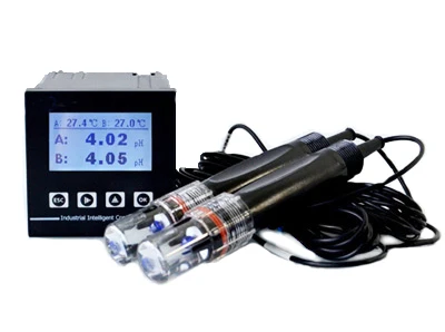 Dual Channel On-line ph Industrial Monitor do Medidor do Controlador Orp ph e Orp ao Mesmo Tempo Saída do Relé de Canais Alto Baixo