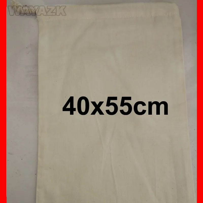 

(100pcs/lot) size 40x55cm(16x22") large cotton drawstring bag wholesale