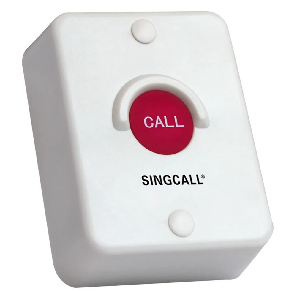 SINGCALL Wireless Calling System, Full Waterproof Caregiver Pager Nurse Calling System for Hotel Bar Hospistal