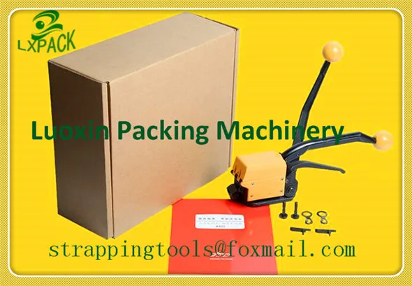 

LX-PACK Lowest facotry Price High quality A333 steel strapping tool metal for steel pipe lumber banding hardware packaging tool