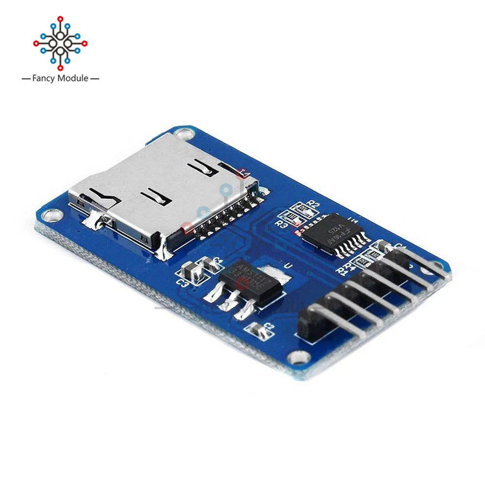 Micro SD TF Card Memory Shield Module SPI Interface for Ardiuno Micro SD Storage Expansion Board Support Micro SD & SDHC