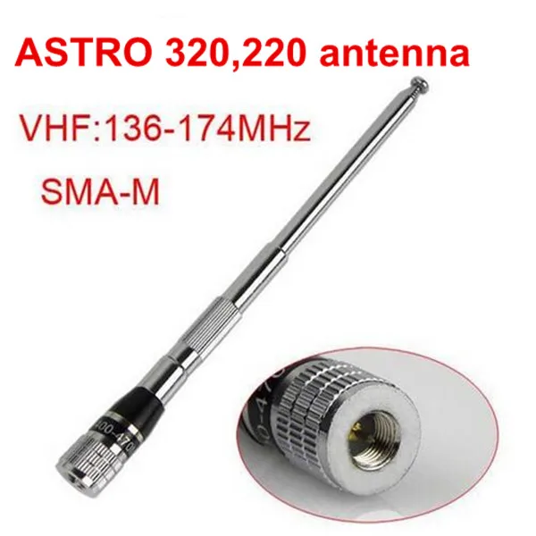 Antena gps garmin de largo alcance telescópica VHF, señal fuerte de 119cm, astro 320, 220, alpha100, 200i