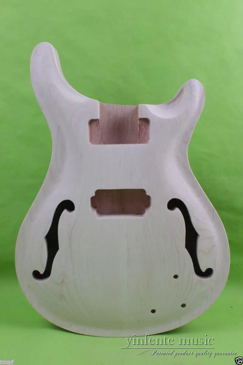 New Solid Body DIY electric guitar Body Replace mahogany Maple Veneer #848