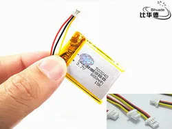 JST PH 1.0mm 3 pin Good Qulity 3.7V,600mAH 503040 Polymer lithium ion / Li-ion battery for tablet pc BANK,GPS,mp3,mp4