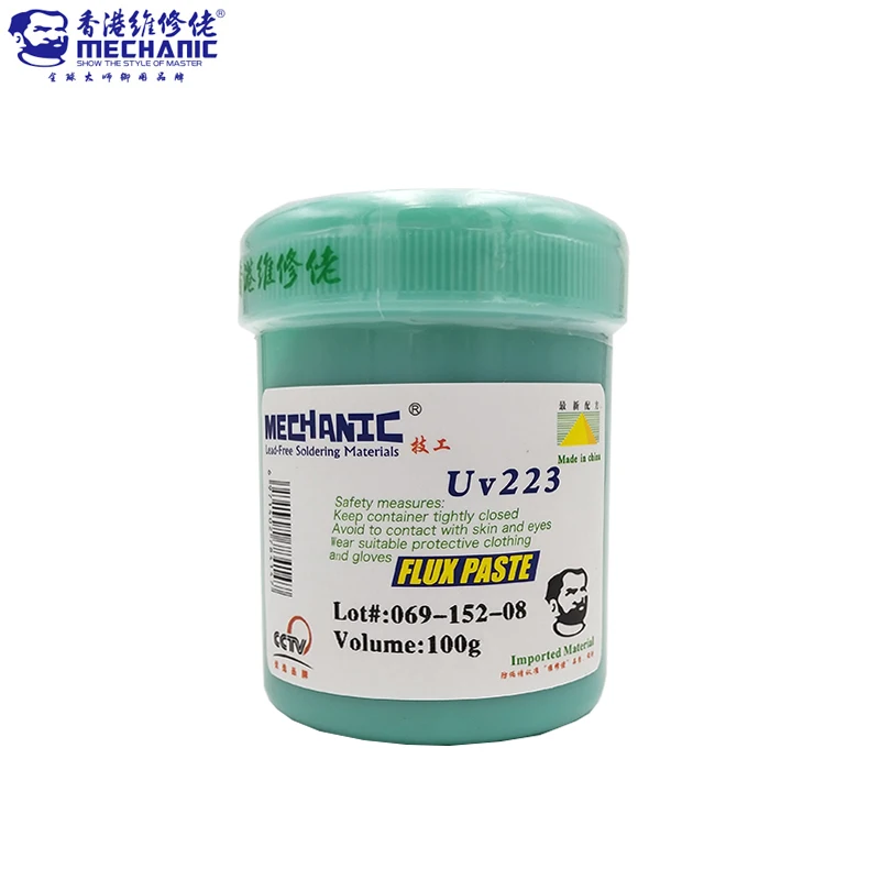 MECHANIC 100g Lead Free Flux Mild Rosin No-Clean Welding Paste For Phone PCB BGA SMD SMT CSP Repair NC-559-ASM NC-223-ASM