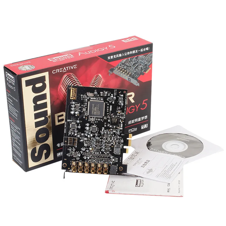 Creative/Innovation A5 Audigy 5 Built-in 7.1 Network Karaoke Desktop PCIE Independent Sound Card