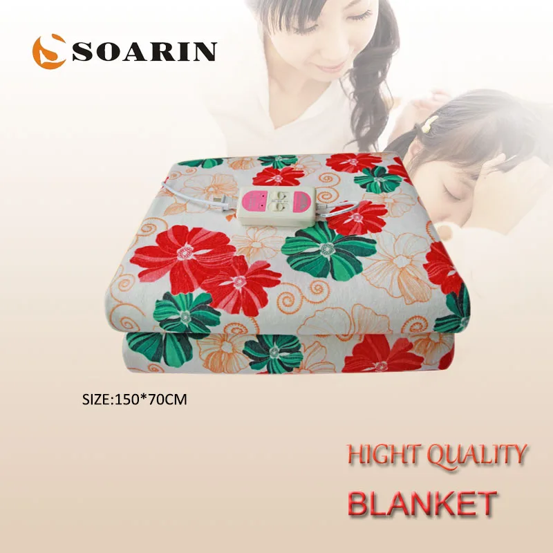 SOARIN Electric Blanket Single Electric Heating Blanket 220v 150*170 Manta Electrica Electric Heat Pad Warm Blanket Body Warmer