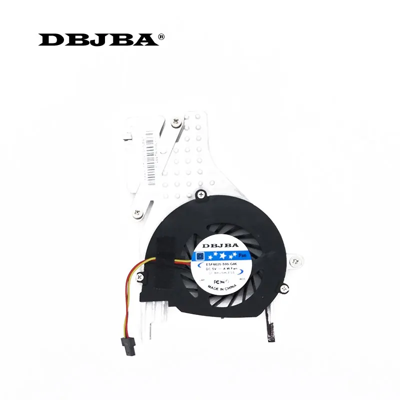 Ventilador de refrigeração da CPU do laptop para HP COMPAQ MINI CQ10 para Mini 110-3000 HSTNN-Q46C 608772 -001 AD5005HX-QD3 Dissipador de calor do VENTILADOR da CPU de 3 PINOS