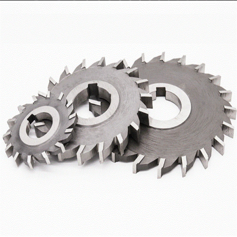 1PCS 50mm 63mm 75mm 80mm 100mm 125mm 130mm 150mm HSS Three Straight Tooth Blade Face Milling Cutter,4mm-20mm thickness