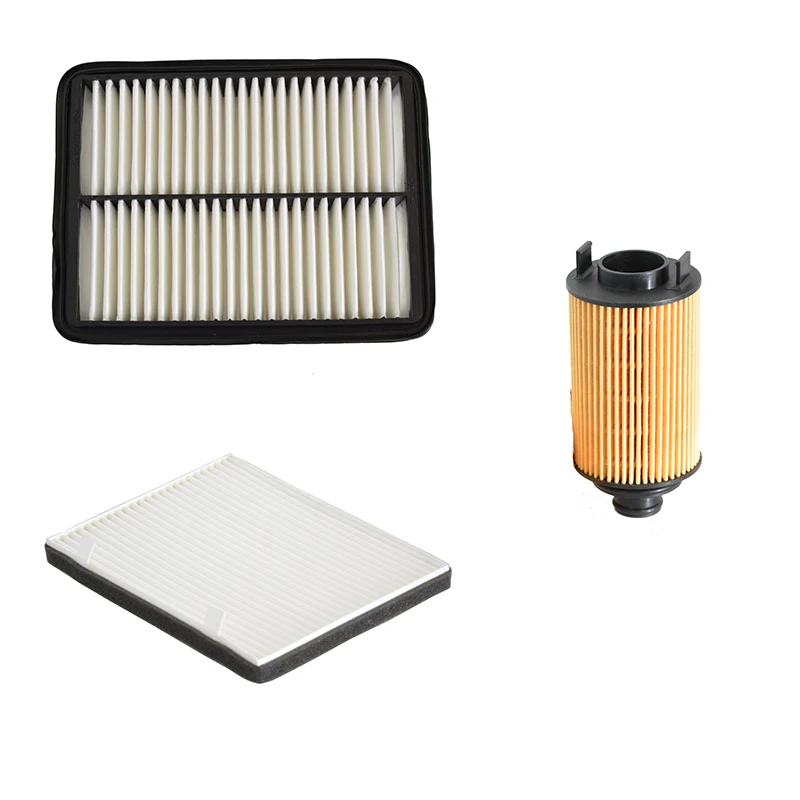 Filtro de óleo da cabine do filtro de ar do carro para chery arrizo 7 1.5t 1.6l 2013- J42-1109111 J42-8107011 E4G16-1012040