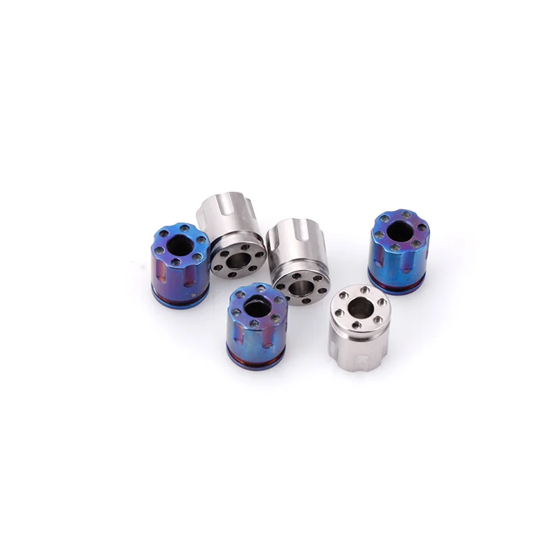 

1 шт. нож из титанового сплава TC4 с бусинами подвеска Веревка Подвеска складной зонт нож прямой нож для повседневного использования бусы на веревочке