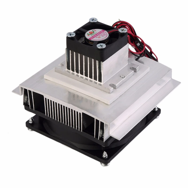 60W DIY Semiconductor Refrigeration  Cooling System Kit Cooler Fan Finished Kit Cooler Conduction Module Fan